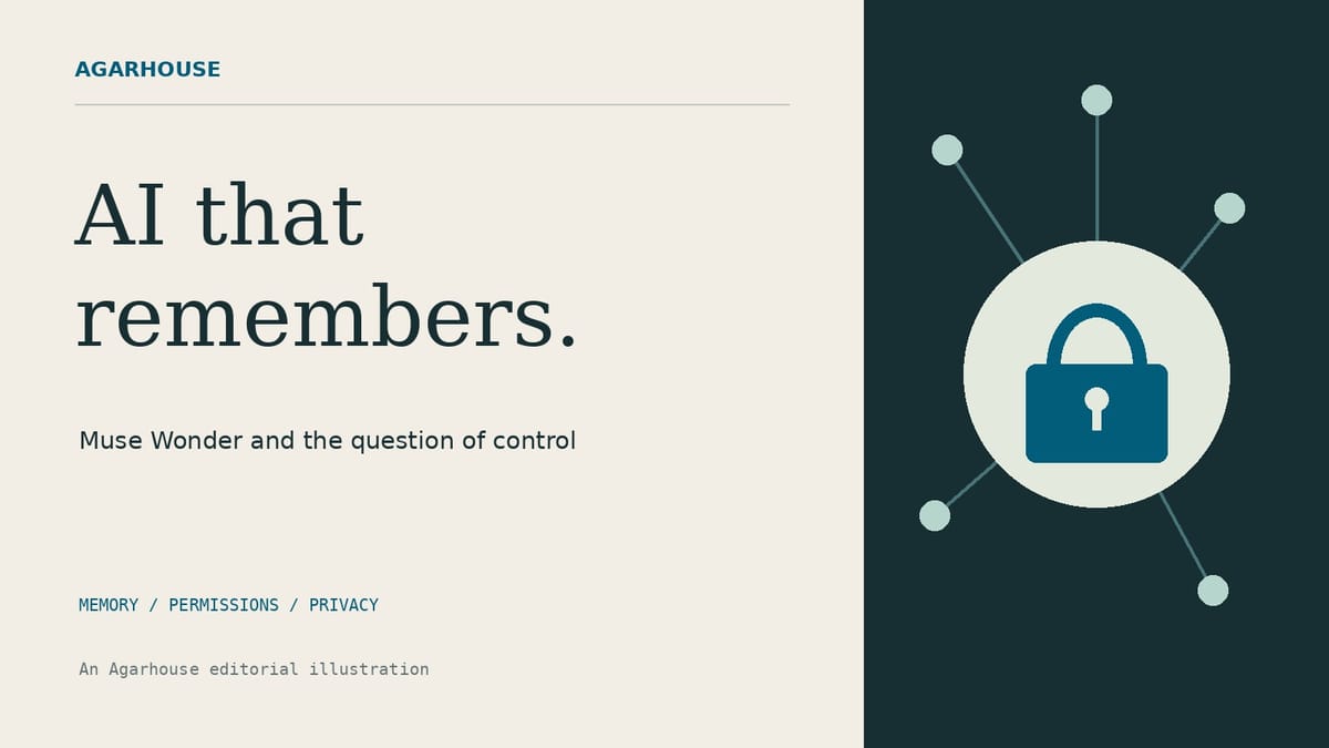 Meta's Muse Wonder wants to remember you. Check what you can control.